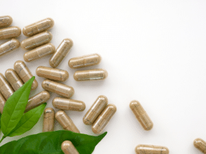 Image of nutritional supplements on a table