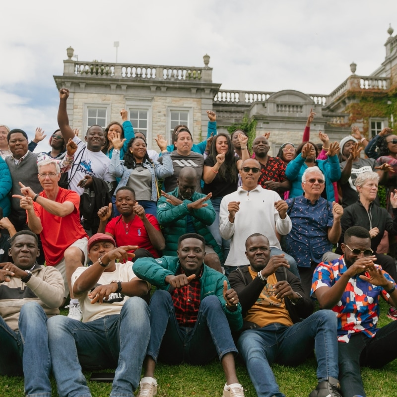 Image of a group of Associates at a Diamond Retreat in Ireland